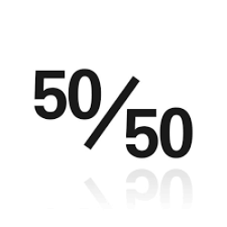 میکس قهوه پنجاه پنجاه 